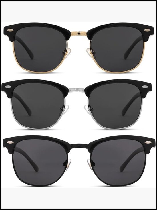 Semi-Rimless Polarized UV 400 Protection Sunglasses for Women Men main image 6